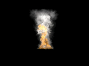 fire animated 3D Model