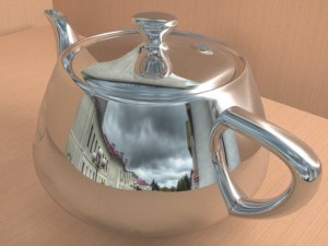 chrome teapot 3D Model