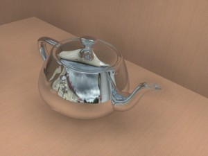 chrome teapot 3D 모델