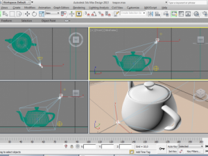 chrome teapot 3D 모델