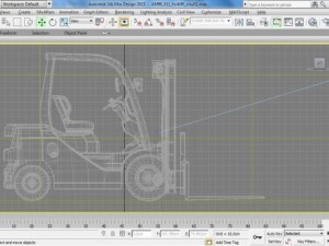 forklift Modelo 3D