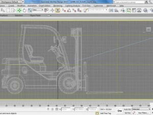 forklift 3D Model