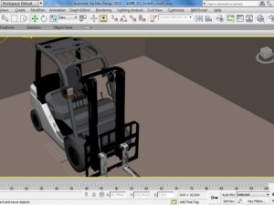 forklift Modelo 3D