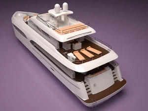 yacht 3D Model