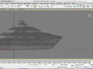yacht 3D Model