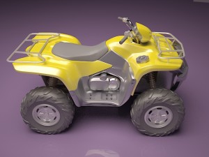 atv bike Model 3D