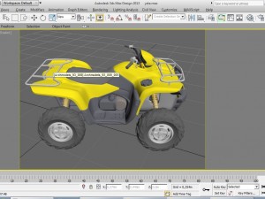 atv bike Model 3D