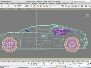 buggati Model 3D