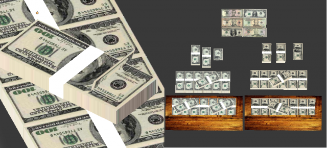money pack 3D Model .c4d .max .obj .3ds .fbx .stl .blend 