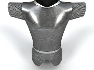 plate armor 3D 모델