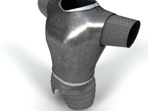 plate armor 3D 모델