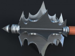 steel mace 3Dモデル