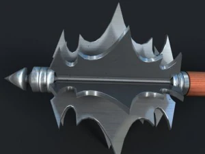 steel mace 3D Model