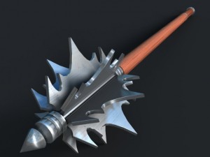 steel mace 3Dモデル