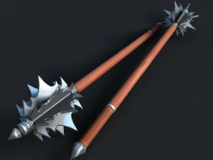 steel mace 3D Model