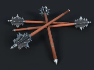 steel mace 3D Model