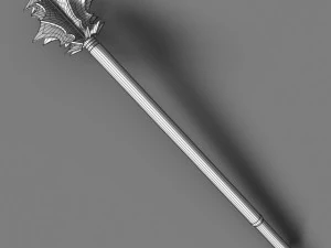 steel mace 3D Model