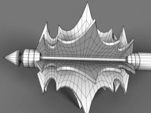 steel mace 3D Model