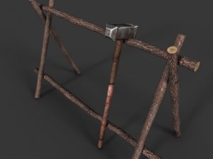 simple rack Modelo 3D