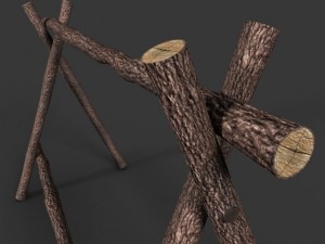 simple rack 3D Model