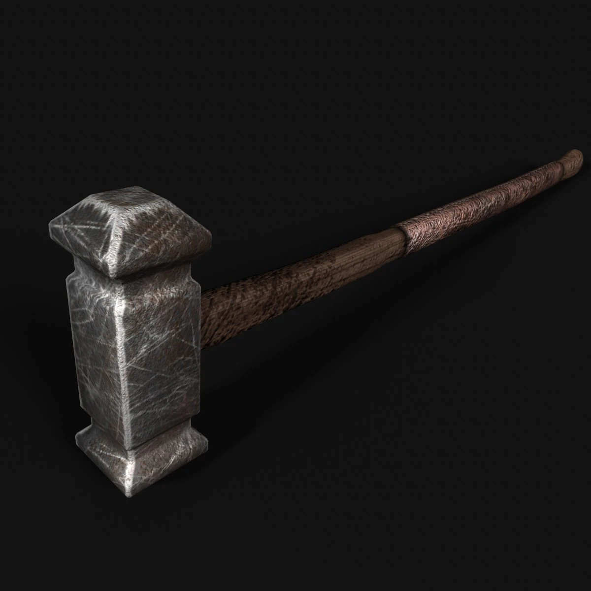 sledgehammer 3D Model .c4d .max .obj .3ds .fbx .stl .blend 