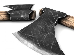 simple viking axe 3D Model