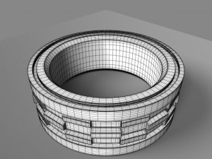 steel ring Modèle 3D
