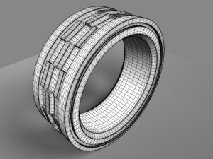 steel ring Modèle 3D