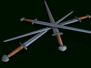 spada vichinga Modello 3D