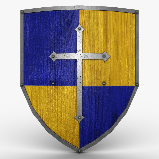 fine kite shield Model 3D .c4d .max .obj .3ds .fbx .stl .blend 