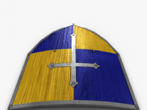 fine kite shield Model 3D