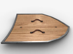 fine kite shield 3D Model