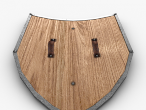 fine kite shield Model 3D