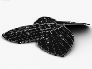 fine kite shield Model 3D