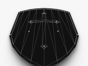 fine kite shield Model 3D