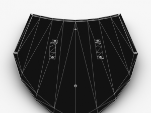 fine kite shield Model 3D