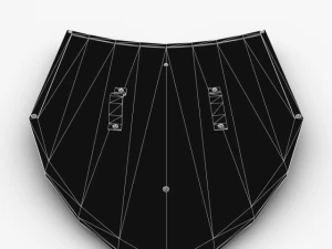 fine kite shield 3D Model