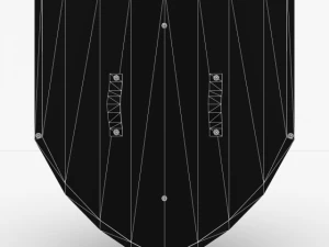 fine kite shield 3D Model