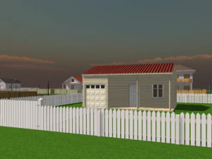 low poly city house pack 3D Model
