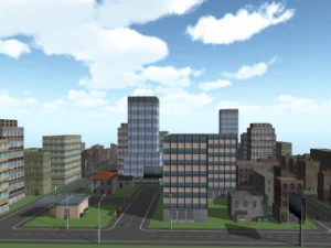 low poly city pack 3D Model