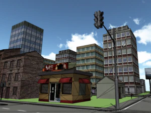 low poly city pack 3D Model