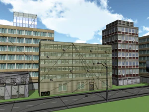 low poly city pack 3D Model