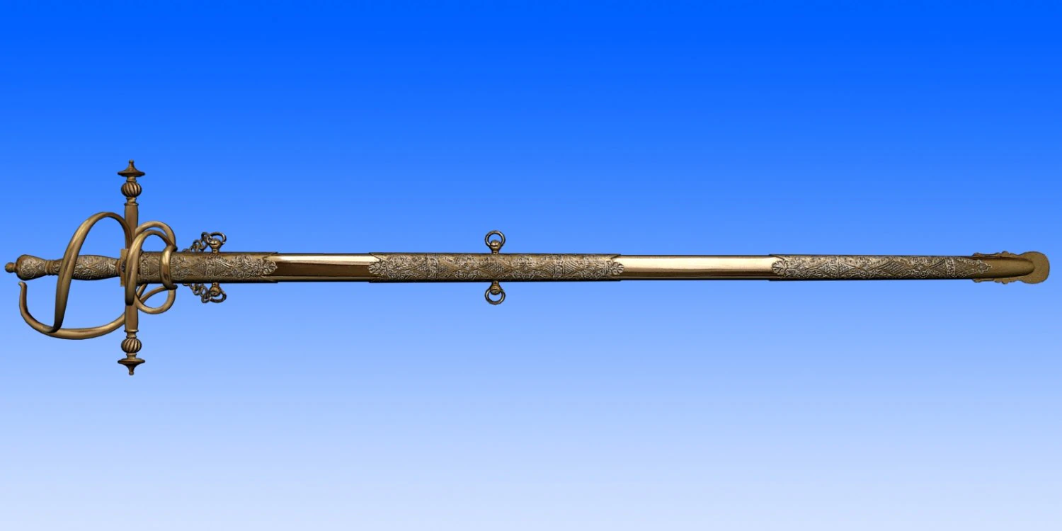 rapier 3D Model .c4d .max .obj .3ds .fbx .stl .blend 