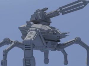 spinnen heer 3D Model