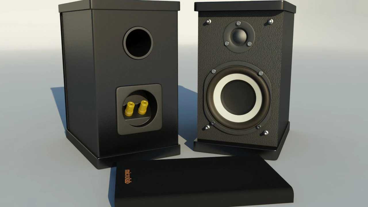 speaker 20 3D Model .c4d .max .obj .3ds .fbx .stl .blend 