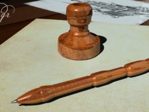 pen in the old style Model 3D