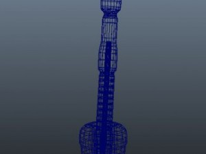 pen in the old style Model 3D