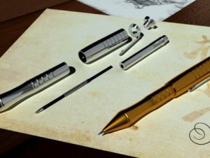 golden pen Model 3D