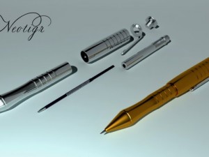 golden pen 3D 模型