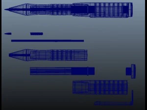 golden pen 3D Model